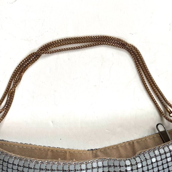 VTG Metal Mesh Evening Purse Handbag Creative Designs of Italy Gray Hong Kong - Picture 7 of 15